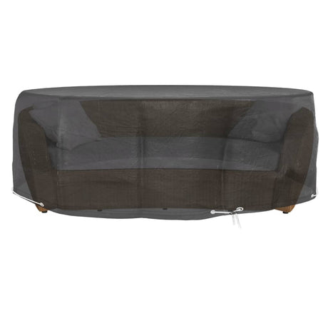 Vidaxl tuinmeubelhoezen voor loungebed 2 st 10 oogjes rond ø236x67 cm