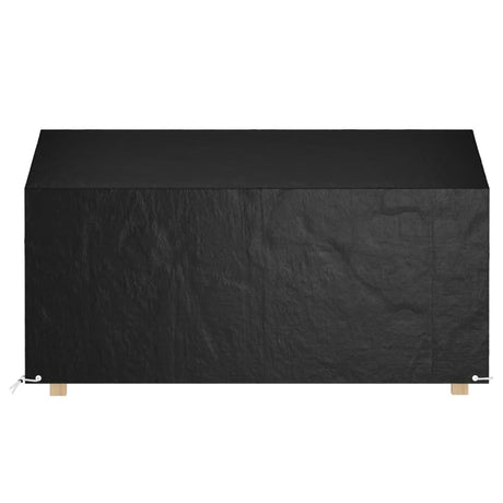 Vidaxl tuinbankhoezen 2 st 12 oogjes 210x70x70 88 cm polyetheen