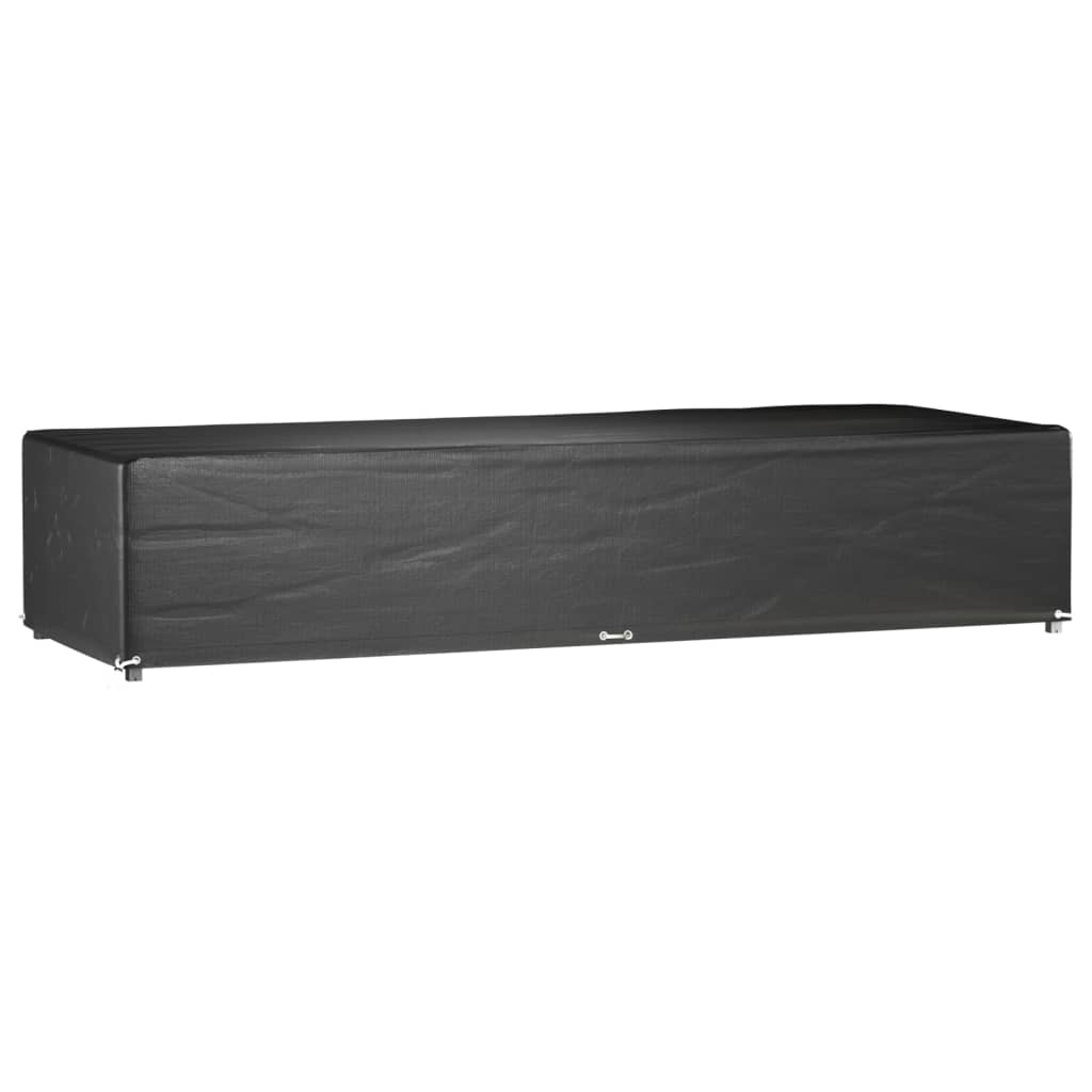 Vidaxl ligbedhoezen 2 st met 12 oogjes 205x75x40 cm polyetheen