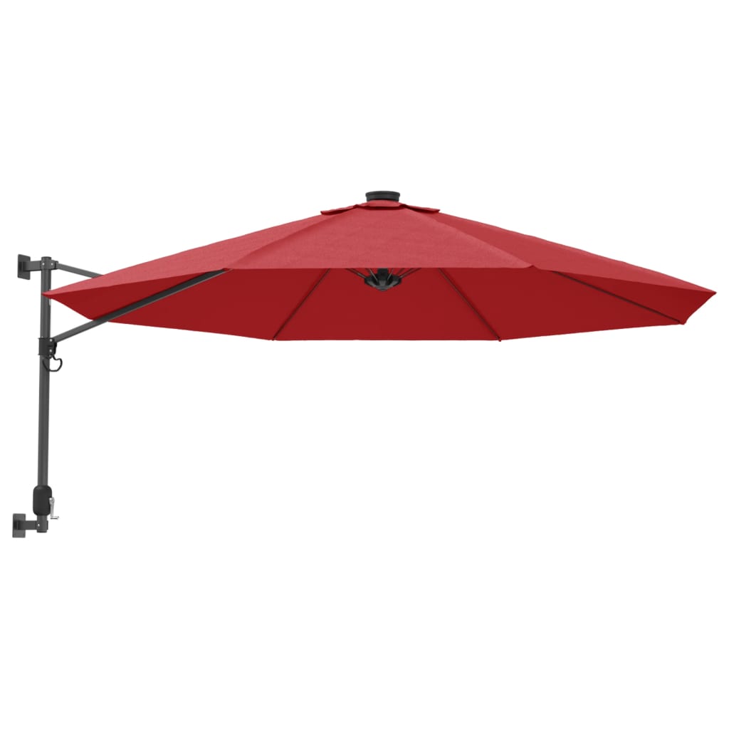 VidaXL Wandschirm 290 cm leuchtend rot
