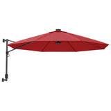 VidaXL Wandschirm 290 cm leuchtend rot