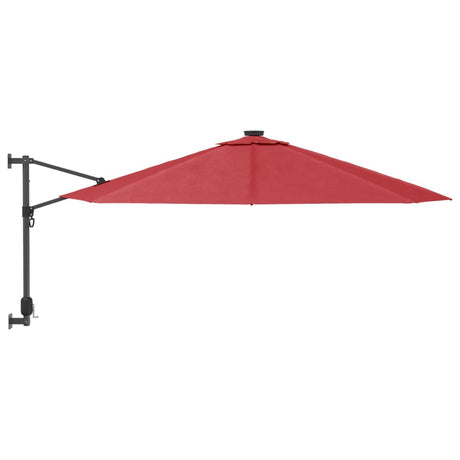 VidaXL Wandschirm 290 cm leuchtend rot