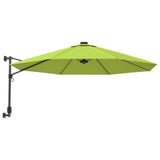 VidaXL Wandschirm mit LEDs 290 cm apfelgrün
