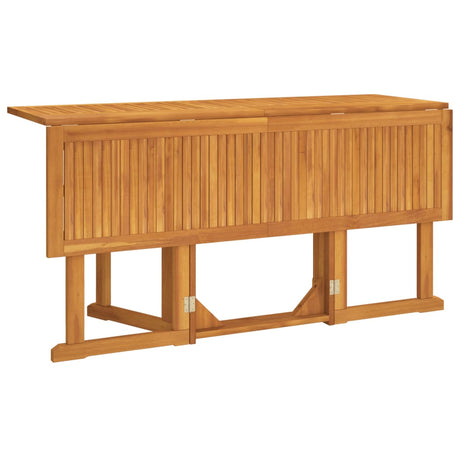 Vidaxl tuintafel inklapbaar 150x90x75 cm massief teakhout