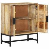 Vidaxl dressoir 60x35x75 cm massief mangohout