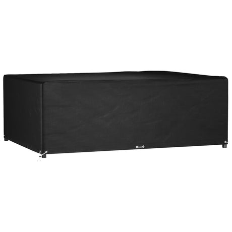 Vidaxl tuinmeubelhoes met 12 oogjes rechthoekig 270x180x90 cm