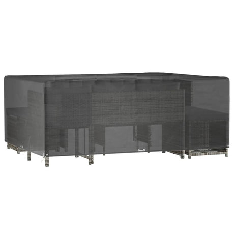 Vidaxl tuinmeubelhoes met 16 oogjes rechthoekig 300x250x90 cm
