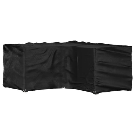 Vidaxl tuinmeubelhoezen met 12 oogjes l-vormig 185x185x90 cm
