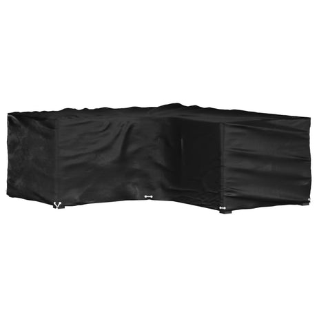 Vidaxl tuinmeubelhoezen met 16 oogjes l-vormig 215x215x70 cm