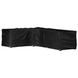 Vidaxl tuinmeubelhoezen met 18 oogjes l-vormig 220x285x80 cm