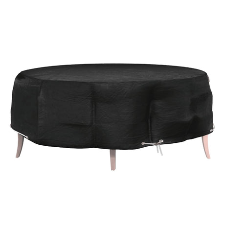 Vidaxl tuinmeubelhoes eilandlounge 8 oogjes rond ø 188x50 cm