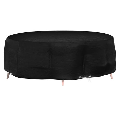 Vidaxl tuinmeubelhoes eilandlounge 10 oogjes rond ø 236x67 cm