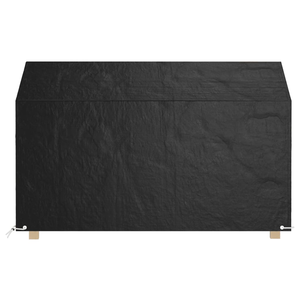 Vidaxl tuinbankhoes met 8 oogjes 190x70x70 88 cm polyetheen