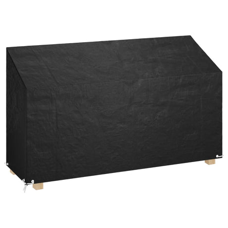 Vidaxl tuinbankhoes met 8 oogjes 210x70x70 88 cm polyetheen