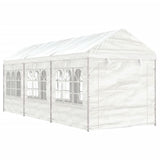 VidaXL Pavillon mit Dach 6,69 x 2,28 x 2,69 m Polyethylen weiß