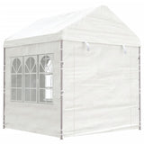 VidaXL Pavillon mit Dach 6,69 x 2,28 x 2,69 m Polyethylen weiß