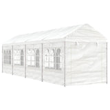 VidaXL Pavillon mit Dach 8,92 x 2,28 x 2,69 m Polyethylen weiß