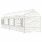 VidaXL Pavillon mit Dach 8,92 x 2,28 x 2,69 m Polyethylen weiß