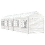 VidaXL Pavillon mit Dach 11,15 x 2,28 x 2,69 m Polyethylen weiß