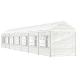 VidaXL Pavillon mit Dach 15,61 x 2,28 x 2,69 m Polyethylen weiß