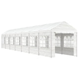 VidaXL Pavillon mit Dach 15,61 x 2,28 x 2,69 m Polyethylen weiß