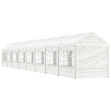 VidaXL Pavillon mit Dach 17,84 x 2,28 x 2,69 m Polyethylen weiß