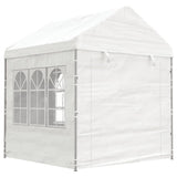 VidaXL Pavillon mit Dach 17,84 x 2,28 x 2,69 m Polyethylen weiß