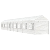 VidaXL Pavillon mit Dach 20,07 x 2,28 x 2,69 m Polyethylen weiß