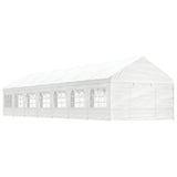 VidaXL Pavillon mit Dach 15,61 x 4,08 x 3,22 m Polyethylen weiß