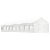 VidaXL Pavillon mit Dach 20,07 x 4,08 x 3,22 m Polyethylen weiß