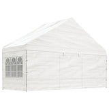 VidaXL Pavillon mit Dach 15,61 x 5,88 x 3,75 m Polyethylen weiß