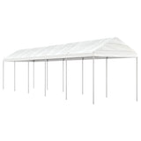 VidaXL Pavillon mit Dach 11,15 x 2,28 x 2,69 m Polyethylen weiß