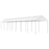 VidaXL Pavillon mit Dach 15,61 x 2,28 x 2,69 m Polyethylen weiß
