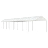 VidaXL Pavillon mit Dach 17,84 x 2,28 x 2,69 m Polyethylen weiß