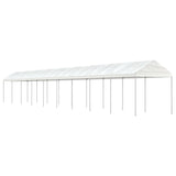 VidaXL Pavillon mit Dach 20,07 x 2,28 x 2,69 m Polyethylen weiß