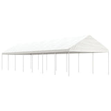 VidaXL Pavillon mit Dach 15,61 x 4,08 x 3,22 m Polyethylen weiß