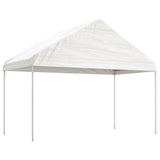 VidaXL Pavillon mit Dach 20,07 x 4,08 x 3,22 m Polyethylen weiß
