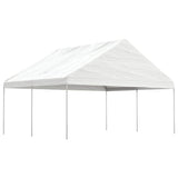 VidaXL Pavillon mit Dach 4,46 x 5,88 x 3,75 m Polyethylen weiß