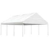 VidaXL Pavillon mit Dach 6,69 x 5,88 x 3,75 m Polyethylen weiß