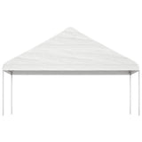 VidaXL Pavillon mit Dach 6,69 x 5,88 x 3,75 m Polyethylen weiß