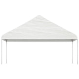 VidaXL Pavillon mit Dach 8,92 x 5,88 x 3,75 m Polyethylen weiß