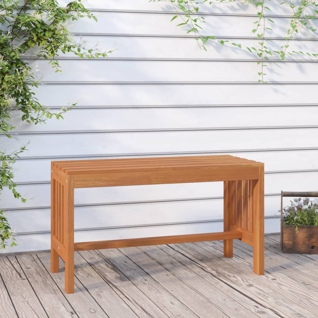 Vidaxl tuinbank 80 cm massief eucalyptushout