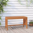 Vidaxl tuinbank 80 cm massief eucalyptushout