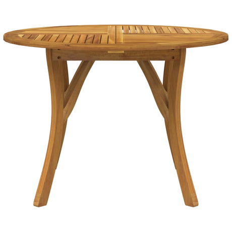 Vidaxl tuintafel ø 110 cm massief acaciahout