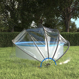 Vidaxx Schwimmbadabdeckung rund 376x188 cm PVC