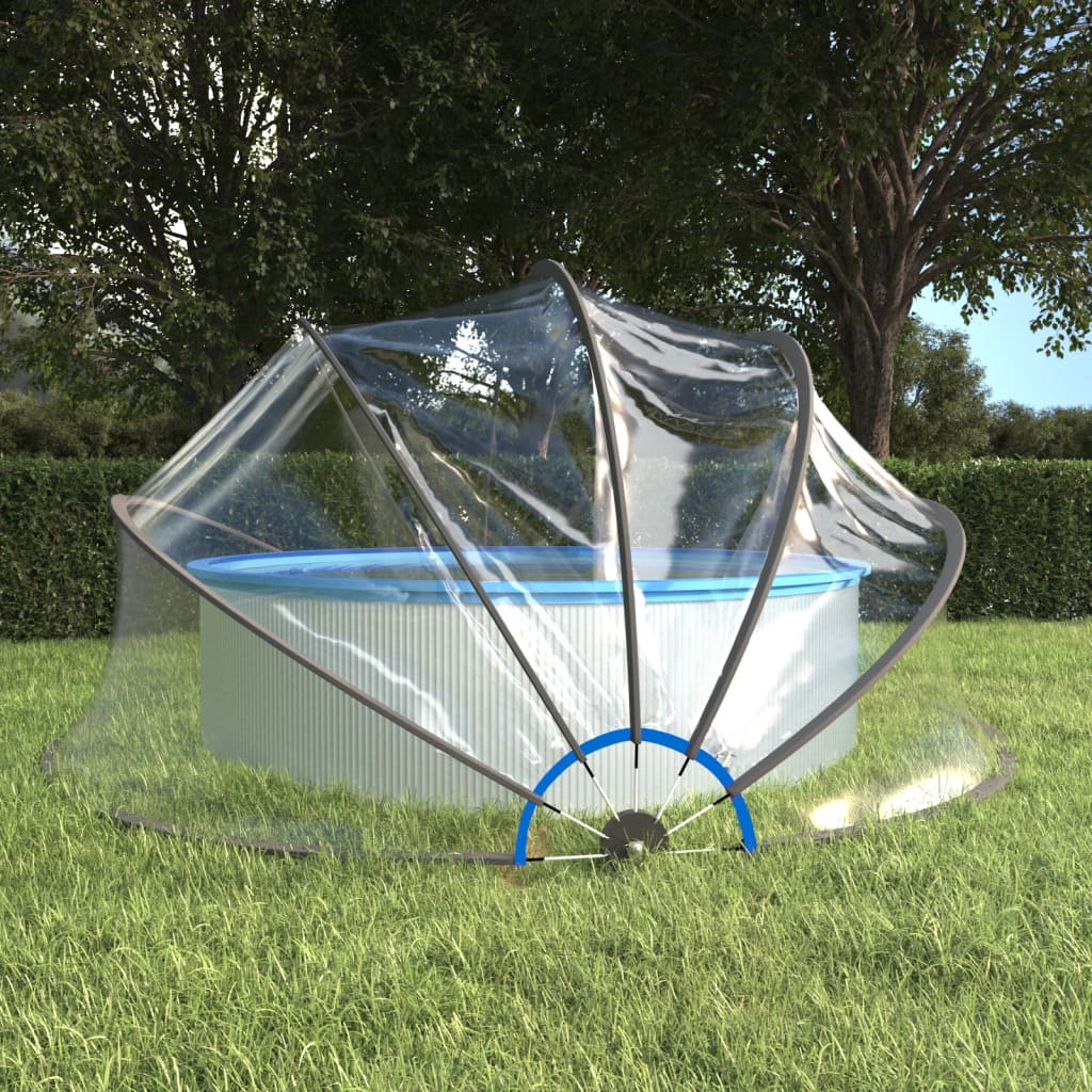 Vidaxx Schwimmbadabdeckung rund 467x234 cm PVC
