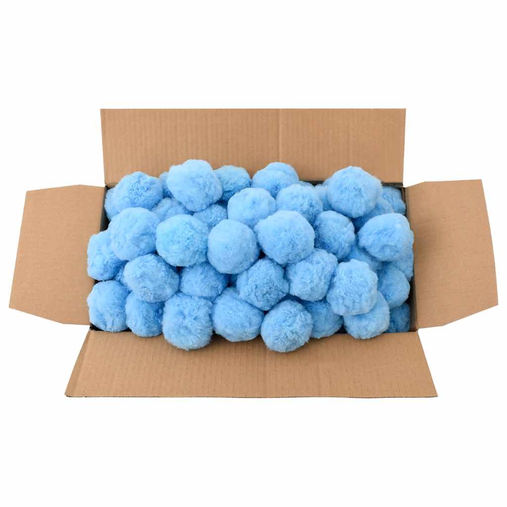 VidaXL Schwimmbadfilterball antibakteriell 700 g Polyethylen blau