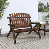 Vidaxl tuinbank 2-zits 119x85x98 cm massief vurenhout