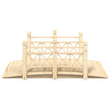 Vidaxx Gartenbrücke mit Geländer 150x67x56 cm massives Kiefernholz
