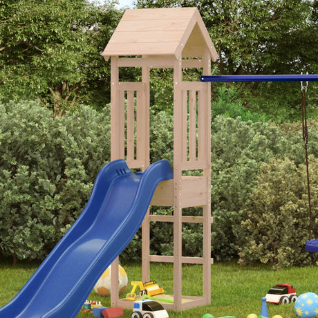 VidaXL Spielturm 52,5x46,5x206,5 cm massives Kiefernholz